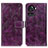 Funda de Cuero Cartera con Soporte Carcasa K04Z para OnePlus Ace 5G Morado