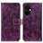 Funda de Cuero Cartera con Soporte Carcasa K04Z para OnePlus Nord CE 3 5G Morado