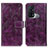 Funda de Cuero Cartera con Soporte Carcasa K04Z para Oppo Reno5 A Morado