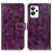 Funda de Cuero Cartera con Soporte Carcasa K04Z para Realme GT2 Pro 5G Morado