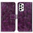 Funda de Cuero Cartera con Soporte Carcasa K04Z para Samsung Galaxy A23 4G Morado