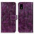 Funda de Cuero Cartera con Soporte Carcasa K04Z para Sharp Aquos wish Morado