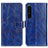 Funda de Cuero Cartera con Soporte Carcasa K04Z para Sony Xperia 1 IV SO-51C Azul