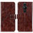 Funda de Cuero Cartera con Soporte Carcasa K04Z para Sony Xperia PRO-I Marron