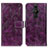 Funda de Cuero Cartera con Soporte Carcasa K04Z para Sony Xperia PRO-I Morado