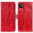 Funda de Cuero Cartera con Soporte Carcasa K04Z para Wiko Y82 Rojo