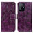 Funda de Cuero Cartera con Soporte Carcasa K04Z para Xiaomi Mi 11T 5G Morado