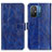 Funda de Cuero Cartera con Soporte Carcasa K04Z para Xiaomi Poco C55 Azul