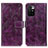 Funda de Cuero Cartera con Soporte Carcasa K04Z para Xiaomi Redmi 10 4G Morado