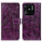 Funda de Cuero Cartera con Soporte Carcasa K04Z para Xiaomi Redmi 10 India Morado