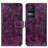 Funda de Cuero Cartera con Soporte Carcasa K04Z para Xiaomi Redmi K50 Pro 5G Morado