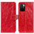 Funda de Cuero Cartera con Soporte Carcasa K04Z para Xiaomi Redmi Note 11 4G (2021) Rojo