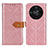 Funda de Cuero Cartera con Soporte Carcasa K05Z para Huawei Honor Magic6 Lite 5G Rosa