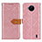 Funda de Cuero Cartera con Soporte Carcasa K05Z para Nokia C20 Plus Rosa