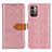 Funda de Cuero Cartera con Soporte Carcasa K05Z para Nokia G21 Rosa