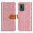 Funda de Cuero Cartera con Soporte Carcasa K05Z para Nokia XR21 Rosa