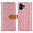 Funda de Cuero Cartera con Soporte Carcasa K05Z para Nothing Phone 2 Rosa