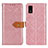 Funda de Cuero Cartera con Soporte Carcasa K05Z para Sharp Aquos wish Rosa