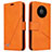 Funda de Cuero Cartera con Soporte Carcasa K06 para Huawei Mate 40E Pro 4G Naranja