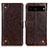 Funda de Cuero Cartera con Soporte Carcasa K06Z para Google Pixel 7 Pro 5G Marron