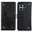 Funda de Cuero Cartera con Soporte Carcasa K06Z para OnePlus 10 Pro 5G Negro