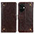 Funda de Cuero Cartera con Soporte Carcasa K06Z para OnePlus Nord N30 5G Marron