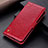 Funda de Cuero Cartera con Soporte Carcasa K06Z para Samsung Galaxy F23 5G Rojo