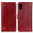 Funda de Cuero Cartera con Soporte Carcasa K06Z para Sharp Aquos wish Rojo