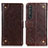 Funda de Cuero Cartera con Soporte Carcasa K06Z para Sony Xperia 1 III Marron