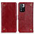 Funda de Cuero Cartera con Soporte Carcasa K06Z para Xiaomi Mi 11i 5G (2022) Rojo