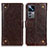 Funda de Cuero Cartera con Soporte Carcasa K06Z para Xiaomi Redmi K50 Ultra 5G Marron