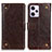 Funda de Cuero Cartera con Soporte Carcasa K06Z para Xiaomi Redmi Note 12 Pro 5G Marron