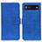 Funda de Cuero Cartera con Soporte Carcasa K07Z para Google Pixel 7a 5G Azul