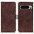 Funda de Cuero Cartera con Soporte Carcasa K07Z para Google Pixel 8 Pro 5G Marron