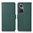 Funda de Cuero Cartera con Soporte Carcasa K07Z para Huawei Honor 50 Pro 5G Verde