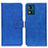 Funda de Cuero Cartera con Soporte Carcasa K07Z para Motorola Moto E13 Azul