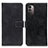 Funda de Cuero Cartera con Soporte Carcasa K07Z para Nokia G11 Negro