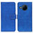 Funda de Cuero Cartera con Soporte Carcasa K07Z para Nokia X100 5G Azul