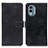 Funda de Cuero Cartera con Soporte Carcasa K07Z para Nokia X30 5G Negro