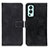 Funda de Cuero Cartera con Soporte Carcasa K07Z para OnePlus Nord 2 5G Negro