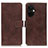 Funda de Cuero Cartera con Soporte Carcasa K07Z para OnePlus Nord CE 3 5G Marron