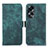 Funda de Cuero Cartera con Soporte Carcasa K07Z para Oppo A58 5G Verde