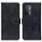 Funda de Cuero Cartera con Soporte Carcasa K07Z para Oppo A93 5G Negro