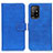 Funda de Cuero Cartera con Soporte Carcasa K07Z para Oppo A94 5G Azul