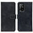 Funda de Cuero Cartera con Soporte Carcasa K07Z para Oppo A94 5G Negro