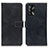 Funda de Cuero Cartera con Soporte Carcasa K07Z para Oppo A95 4G Negro