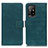 Funda de Cuero Cartera con Soporte Carcasa K07Z para Oppo A95 5G Verde