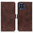 Funda de Cuero Cartera con Soporte Carcasa K07Z para Samsung Galaxy M53 5G Marron