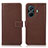 Funda de Cuero Cartera con Soporte Carcasa K07Z para Vivo iQOO Z6 Pro 5G Marron