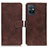 Funda de Cuero Cartera con Soporte Carcasa K07Z para Vivo T1 5G India Marron